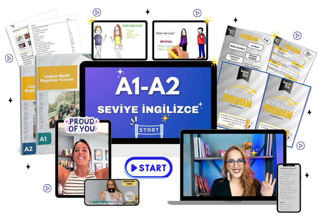 A1-A2 Seviye Sıfırdan İngilizce Eğitimi
