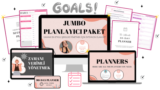 JUMBO PLANLAYICI PAKET: ZAMANI EN ETKİLİ ŞEKİLDE YÖNETMEK İÇİN İHTİYACIN OLAN SET